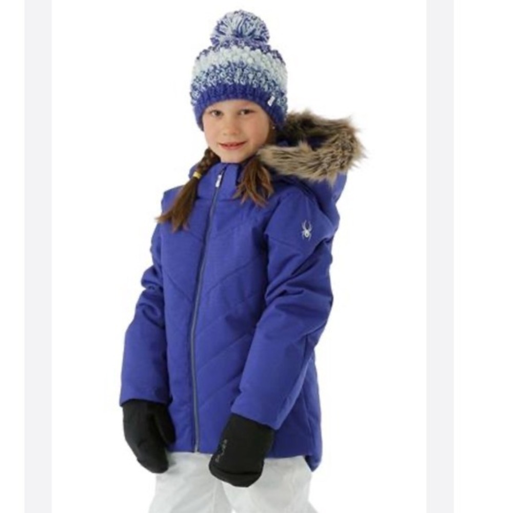 Spyder Girls Lola Sparkling Insulated Winter Jacket Sz 16‎